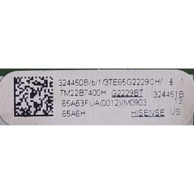 MAIN PARA TV HISENSE ORIGINAL 4K UHD HDR GOOGLE TV / NUMERO DE PARTE 324450 / RSAG7.820.11493/ROH / 65A53FUA(0012) / 324451 / PANEL HD650Y1U41-T0LBBY\GM\MCKD3A\ROH / DISPLAY JR645R3HA3L / MODELOS 65A6H / 65A65H - Imagen 2